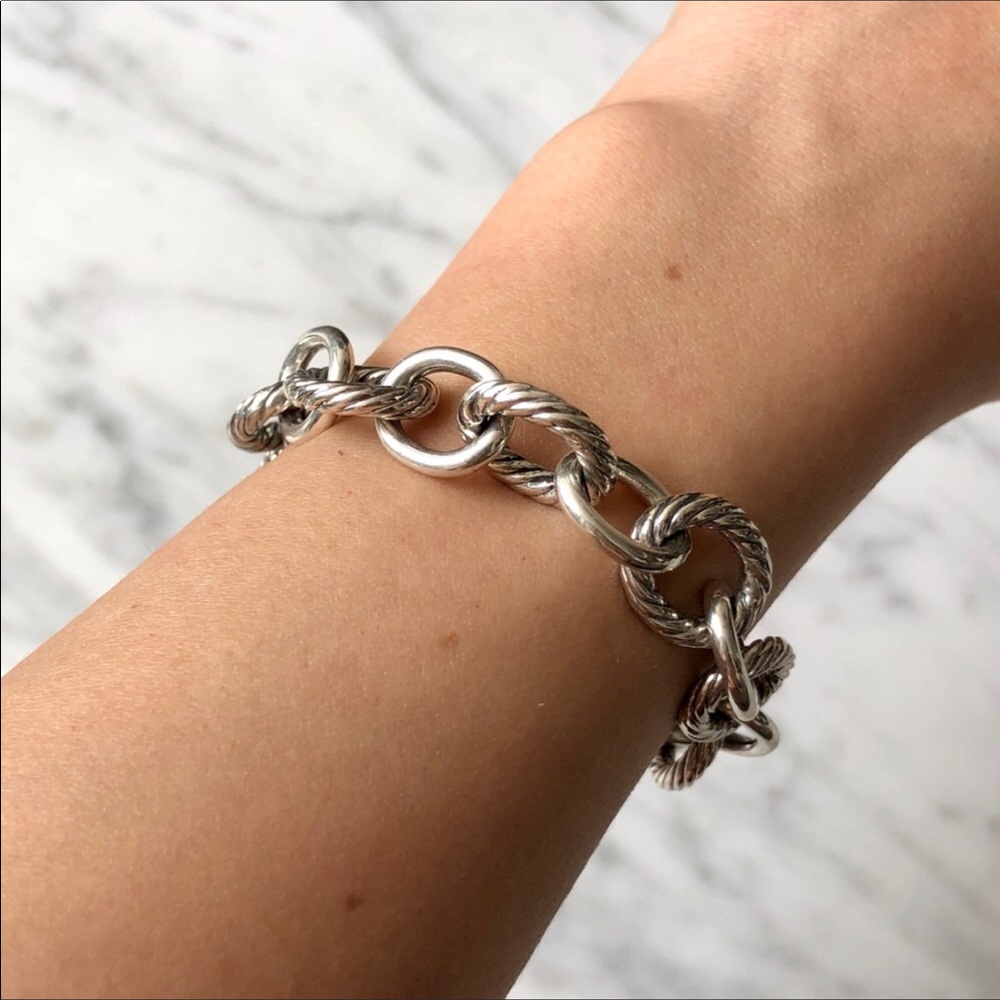 Authentic David Yurman oval link bracelet